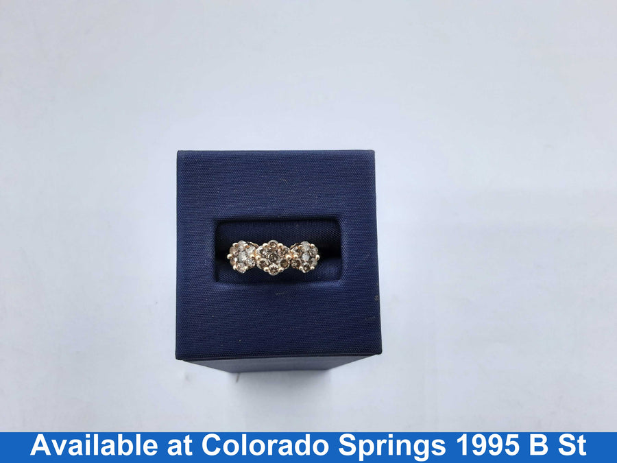 Women's Ring - Yellow Gold 10k (.417) 2.4 grams Size 7