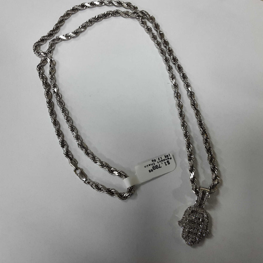 Chain - White Gold 10k (.417) 13 grams 26 inch