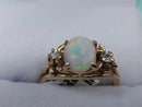 Women's Ring - Yellow Gold 14k (.585) 2.4 grams Size 3.5