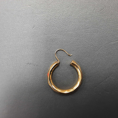 Hoop Earrings - Yellow Gold 18k (.750) 4.4 grams
