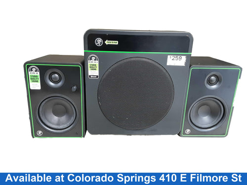 Mackie Cr8s-xbt Black Studio Monitor Speaker