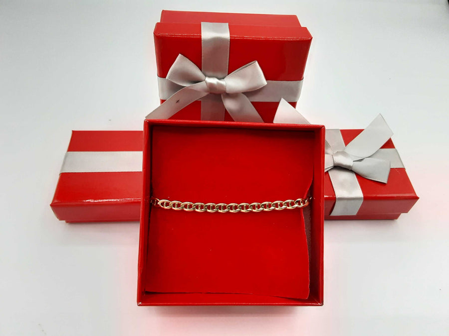 Link Bracelet - Yellow Gold 14k (.585) 6.2 grams 7 inch