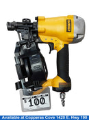 Dewalt Dw46rn Yellow Pneumatic Roofing Nailer
