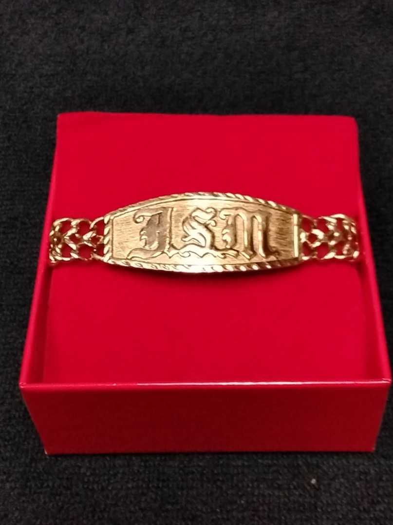 ID Bracelet - Yellow Gold 10k (.417) 26 grams 16 inch