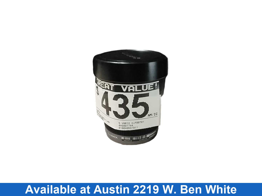 Lumix G Vario H-f007014 Black Photographic Lens