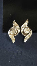 Earrings - White Gold 10k (.417) 2.9 grams