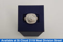 Ring - Wedding Set - White Gold 14k (.585) 7.07 grams Size 10