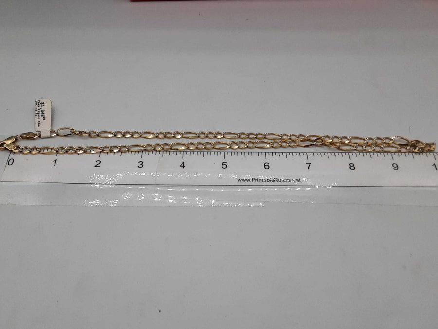 Figaro Chain - Yellow Gold 10k (.417) 13.5 grams 20 inch