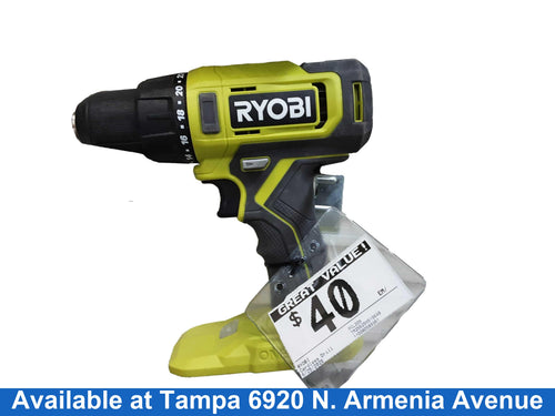 Ryobi Pcl206 Green Cordless Standard Drill