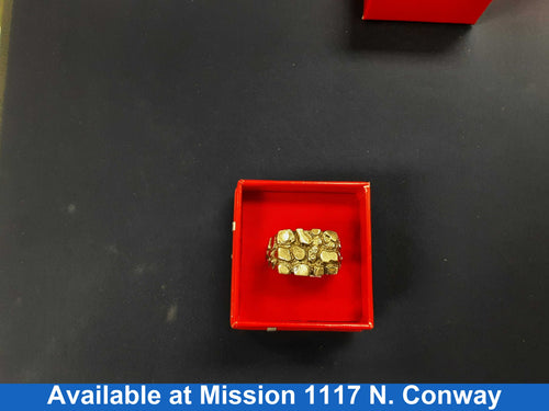Men's Ring - Yellow Gold 10k (.417) 7 grams Size 20