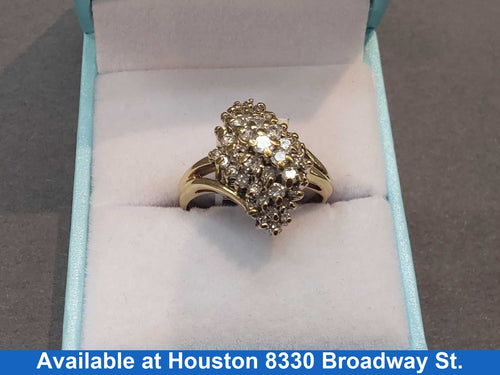 Women's Ring - Yellow Gold 10k (.417) 5 grams Size 8.5