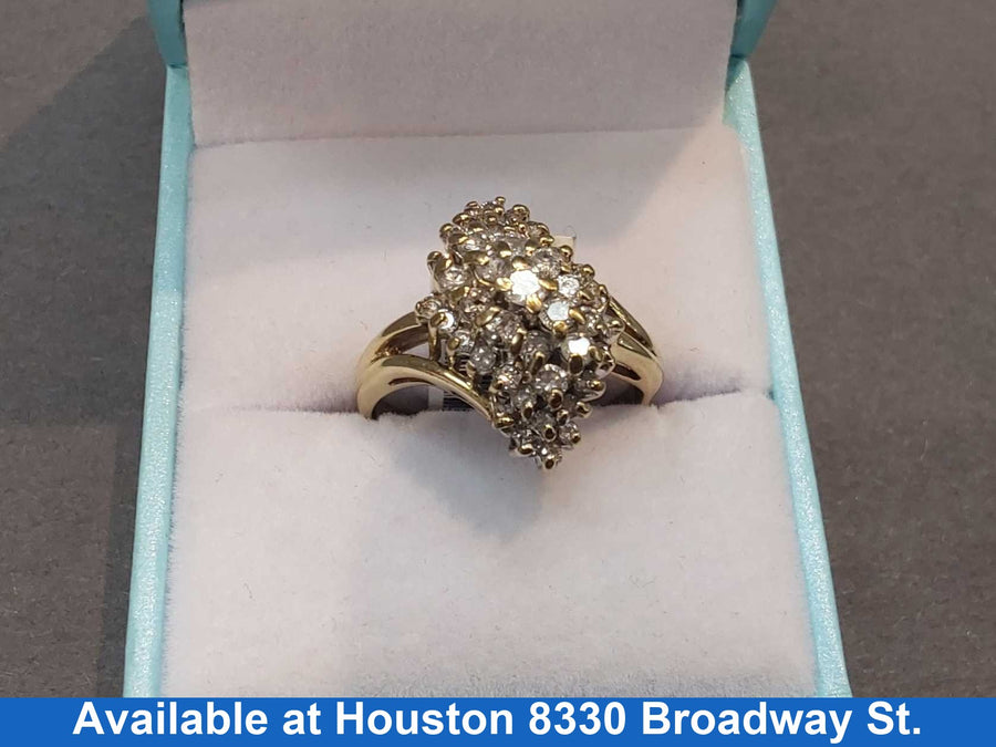 Women's Ring - Yellow Gold 10k (.417) 5 grams Size 8.5