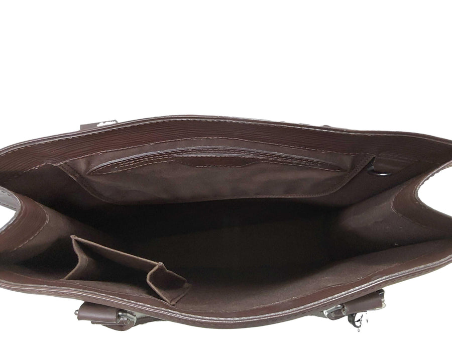 Louis Vuitton Epi Satchel Brown Purse / Handbag