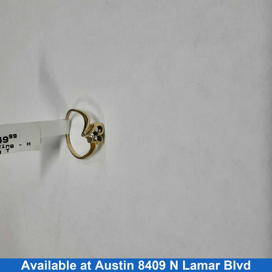 Women's Ring - Yellow Gold 10k (.417) 1 grams Size 7.5