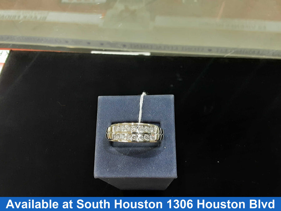 Men's Ring - White Gold 10k (.417) 7 grams Size 12