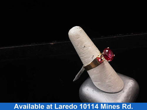 Women's Ring - Yellow Gold 10k (.417) 2.5 grams Size 20