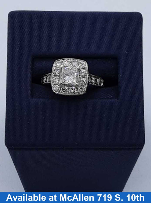 Women's Ring - White Gold 14k (.585) 4.7 grams Size 20