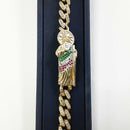 San Judas Bracelet 10k Gold 7 Inches
