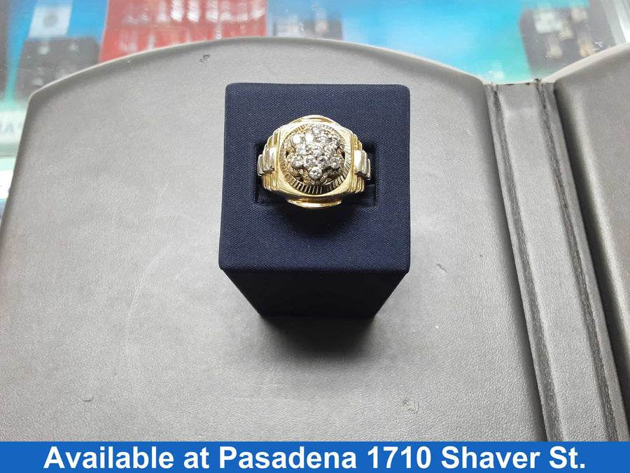 Men's Ring - Yellow Gold 10k (.417) 9 grams Size 7.5