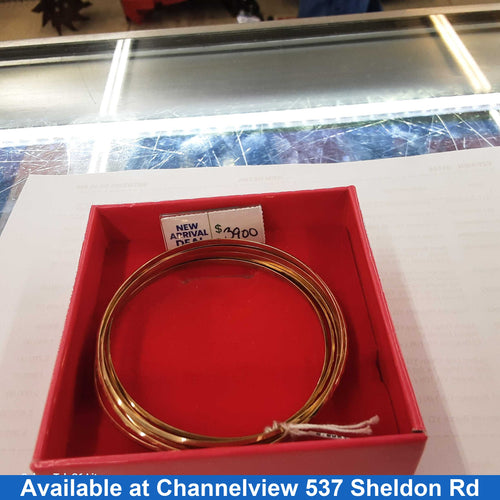 Bangle Bracelet - Yellow Gold 14k (.585) 27.5 grams 8 inch