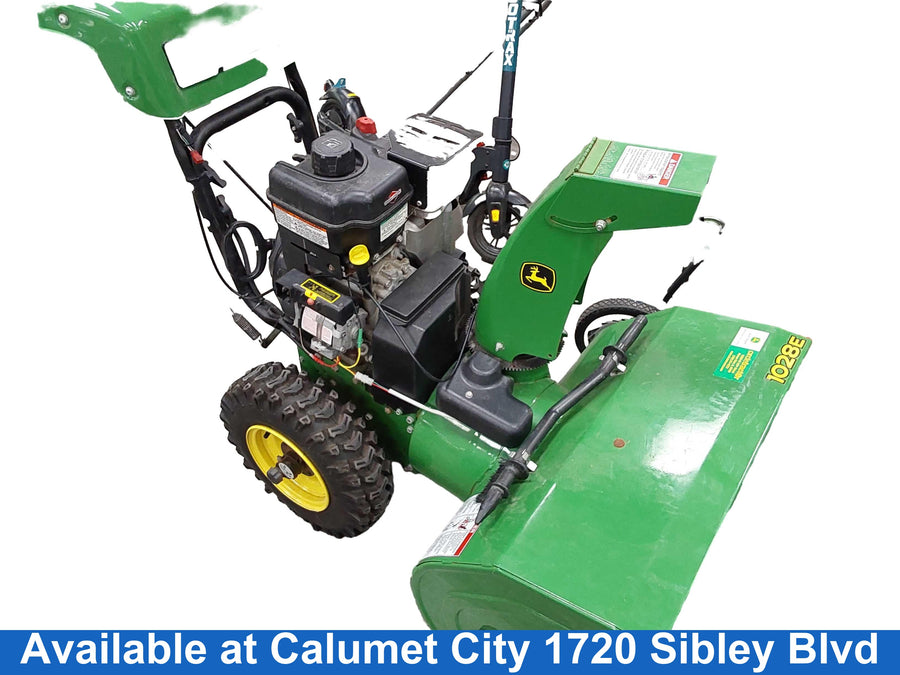 Johndeere 1028e Green Snow Blower