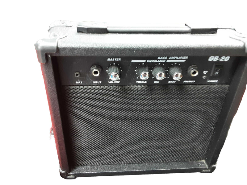 No Mfg Gb-20 Black Guitar Amplifier