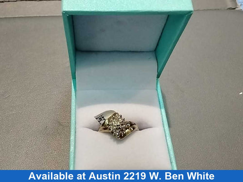 Women's Ring - Yellow Gold 10k (.417) 2.1 grams Size 7