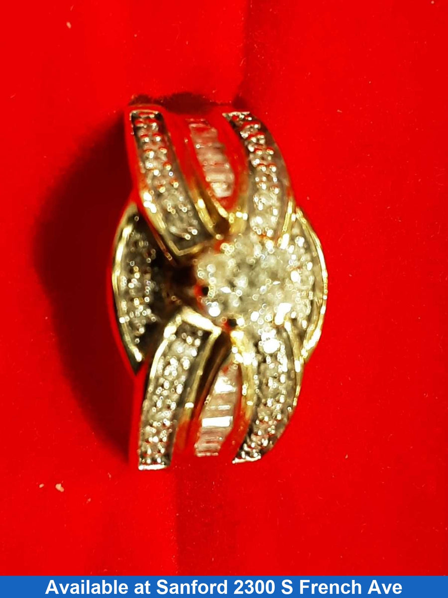 Ring - Wedding Set - Yellow Gold 14k (.585) 5.7 grams Size 7