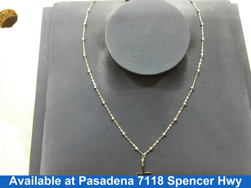 Chain - Tricolor Gold 14k (.585) 1.7 grams 18 inch