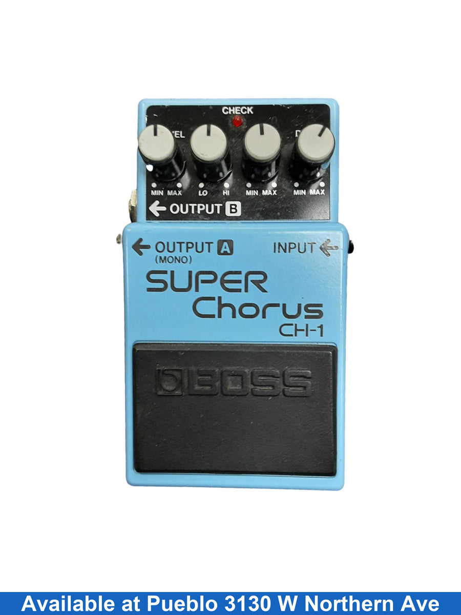 Boss Ch-1 Blue Audio Equipment
