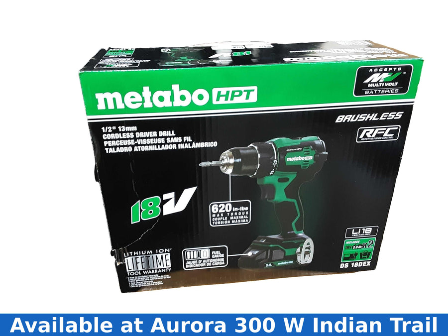 Metabo Ds18dex Green Cordless Standard Drill