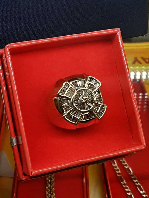 Women's Ring - Yellow Gold 10k (.417) 11.5 grams Size 20