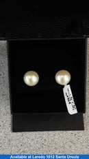 Pearl Earrings - Yellow Gold 10k (.417) 4.4 grams