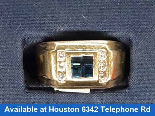 Men's Ring - Yellow Gold 14k (.585) 10.2 grams Size 10