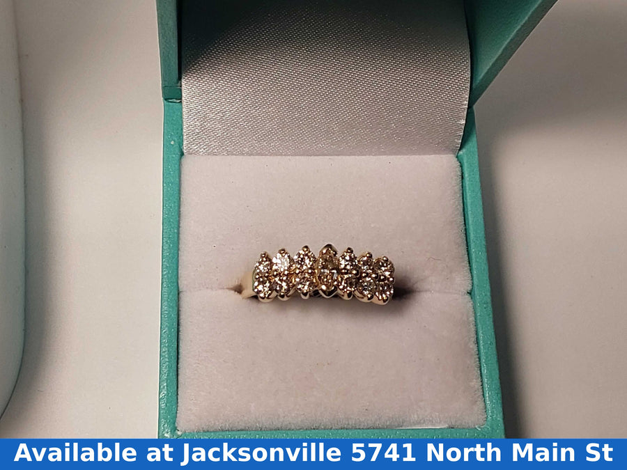 Women's Ring - Yellow Gold 14k (.585) 3.6 grams Size 10