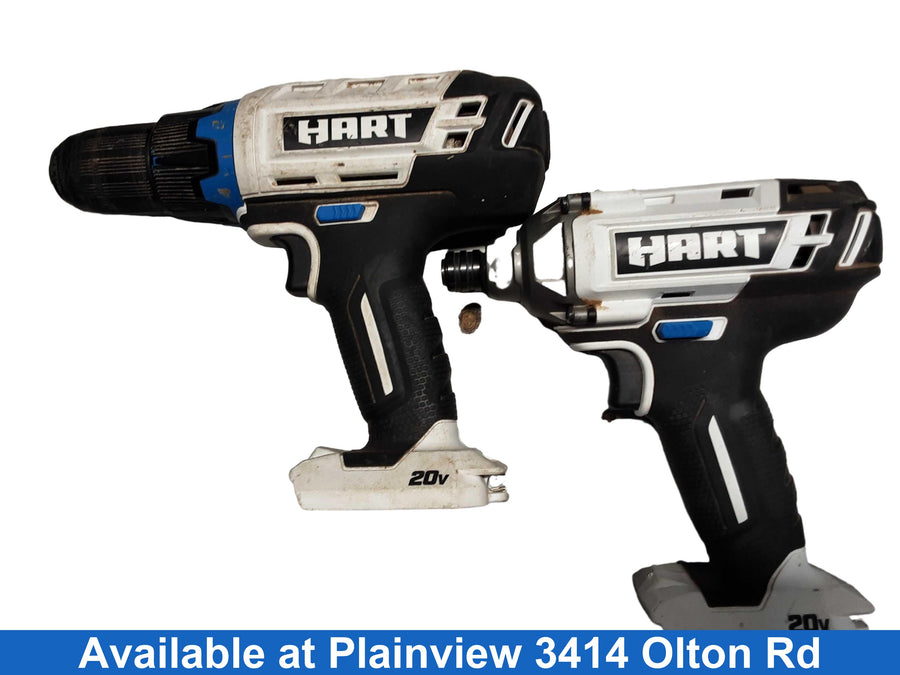 Hart Hpid01vn White Cordless Impact Drill