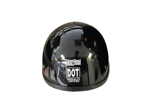 Biker Head Helmets Black