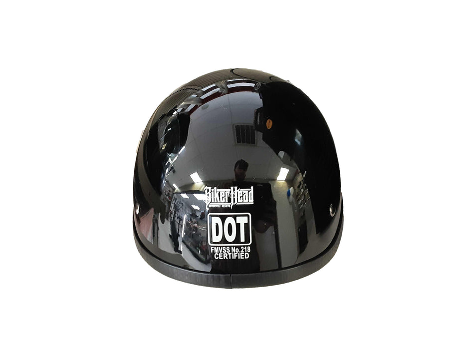 Biker Head Helmets Black