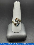 Women's Ring - Yellow Gold 14k (.585) 6.1 grams Size 9