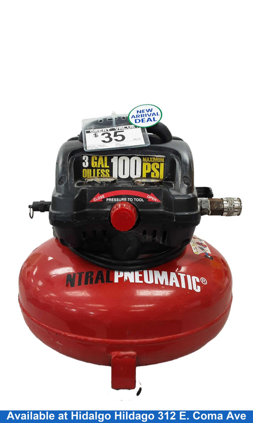 Central Pneumatic 60637 Red Electric Compressor