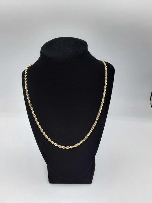 Rope Chain - Yellow Gold 14k (.585) 29.2 grams 24 inch