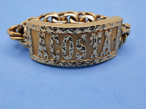 ID Bracelet - Yellow Gold 10k (.417) 100.8 grams 8 inch