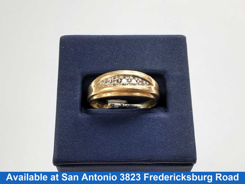 Wedding Band Yellow Gold 14k Size 9.5