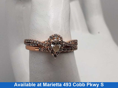 Women's Ring - Rose Gold 14k (.585) 3.5 grams Size 7