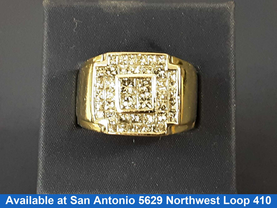 Men's Ring - Yellow Gold 18k (.750) 25.8 grams Size 10.5