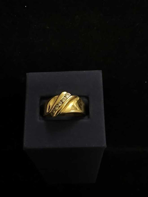 Ring - Wedding Band - Yellow Gold 14k (.585) 7.6 grams Size 7