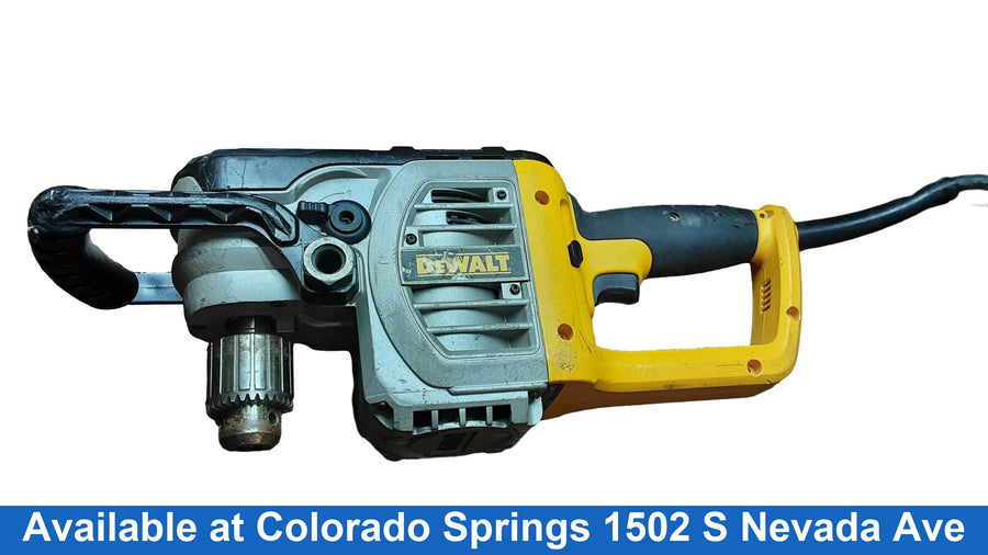 Dewalt Dwd460 Yellow Corded Right-Angle Drill