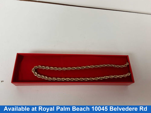Rope Chain - Yellow Gold 10k (.417) 6.3 grams 20 inch