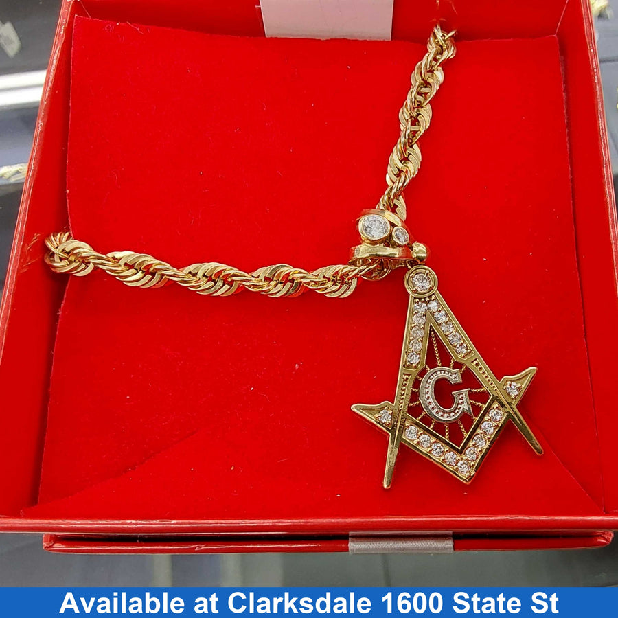 Religious Pendant - Yellow Gold 10k (.417) 15.1 grams