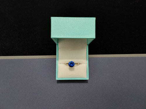 Women's Ring - Solitaire - Yellow Gold 10k (.417) 2.1 grams Size 9